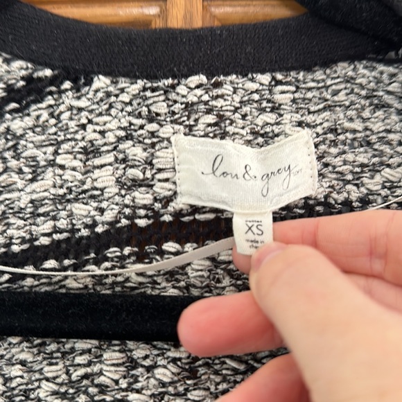 Lou & Grey xs open cardigan with moto zip pockets - Picture 3 of 6